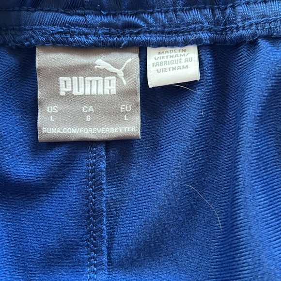 Puma contrast track pants.  Size L - Picture 6 of 7